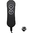 Fruhdi Lift Chairs Power Recliners 2 Button 5 Pin Prong Remote Handset Controller Hand Control with USB and Backlight