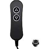 Lift Chairs Power Recliners 2 Button 5 Pin Prong Remote Handset Controller Hand Control with USB and Backlight