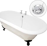 CHENGU 4pc Stainless Steel Plug Chain Stopper for Bathtub Sink Bath Basin 23.6" view 3