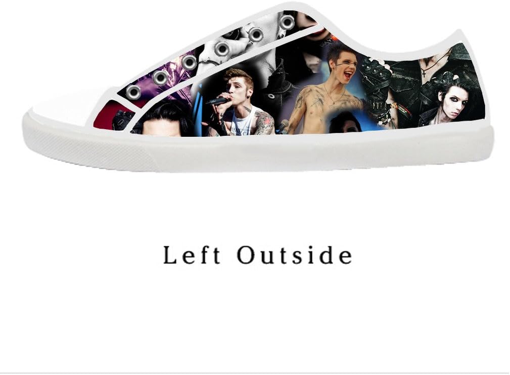 Custom Black Veil Brides Andy Andrew Biersack Women's Canvas Shoes Fashion Shoes for Women
