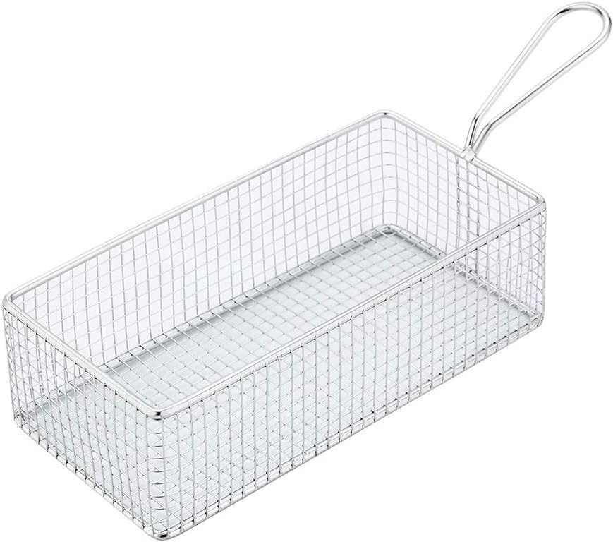 BESTONZON Fry Basket Deep Fryer Basket Stainless Steel