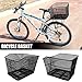 US-Pop Trading Rear Bike Basket Bicycle Basket Wire Mesh Foldable Detchable Large Capacity Bicycle Rear Basket Cargo Rack for Mountain Bike Frame Basketthumb 3