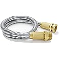 360Gadget Garden Hose - Flexible Short Water Hose with Metal Fitting, 5 ft Leader Hose, Heavy Duty Hoses Extension for Rv, Ou