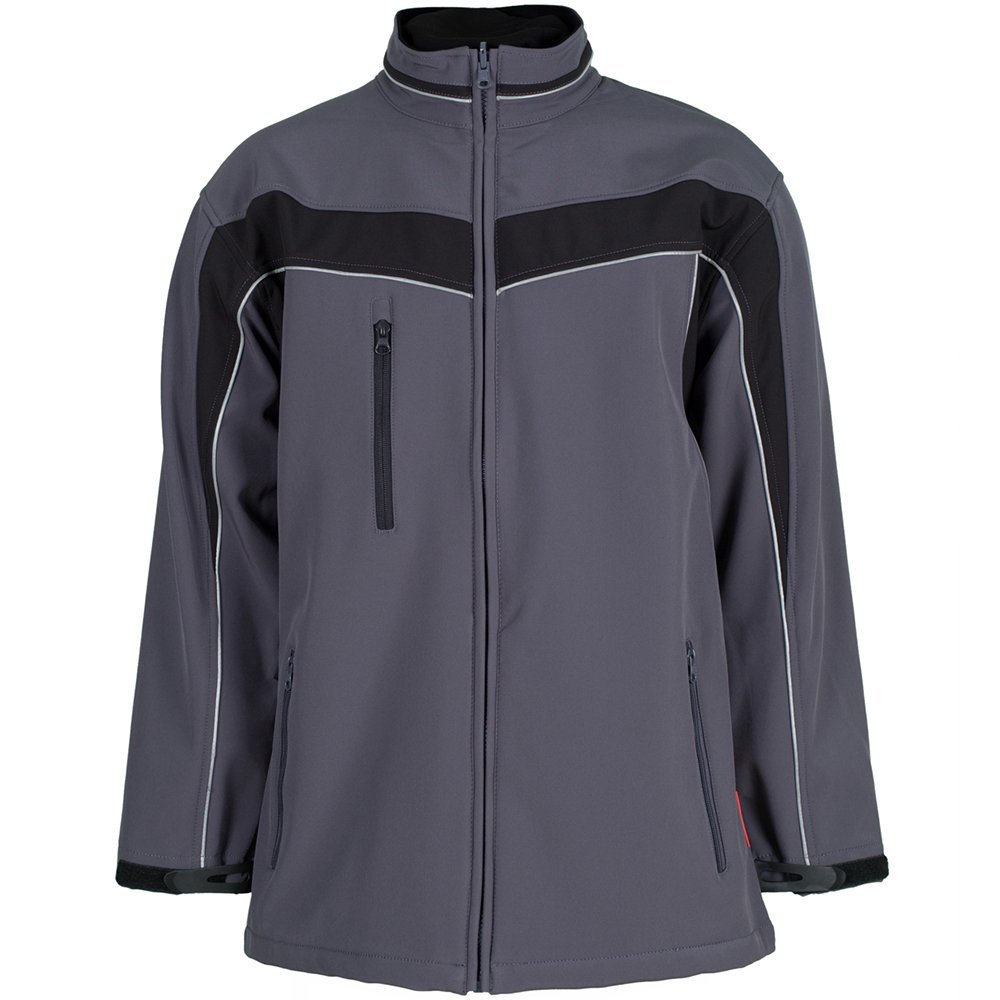 Planam 2706052 Size Large "Plaline" Softshell Jacket - Slate/Black