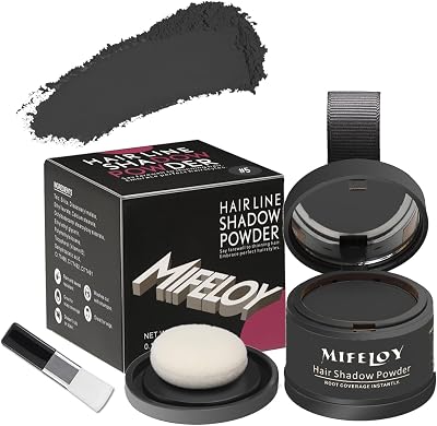 Mifeloy Root Cover Up Powder Hairline Concealer Black 0.14 oz