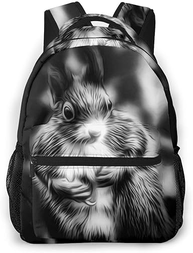 cute black and white backpacks
