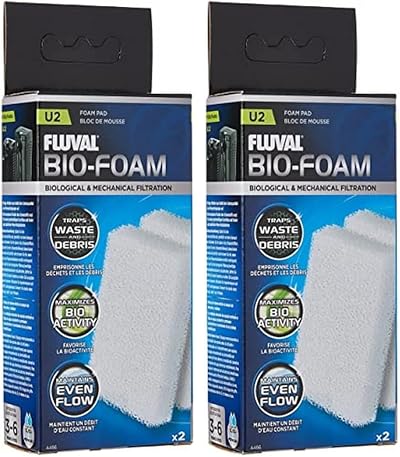 Fluval U2 Internal Filter Foam Pad Pack of 2