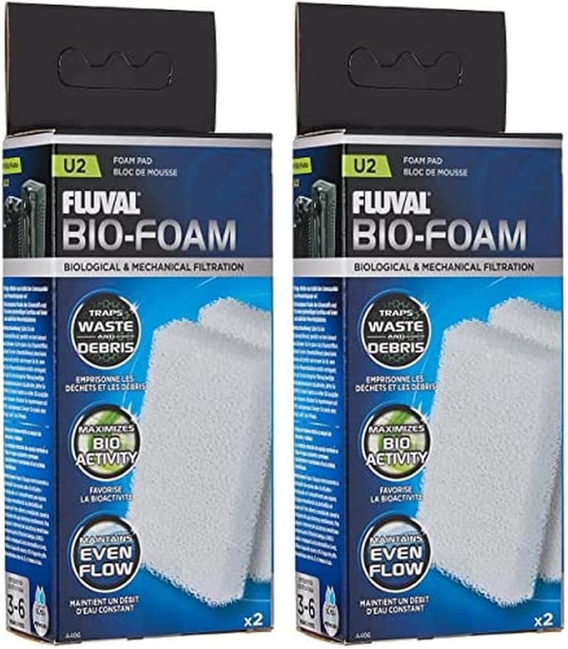 Fluval U2 Internal Filter Foam Pad Pack of 2