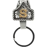 XZYLY Vintage Western Cowboy Letter Keychain,Handmade Metal A-Z Initial Key Chain Clip,Personality key holder for Pocket&Bag