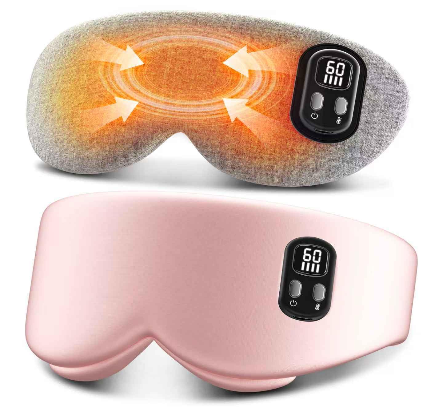 Photo 1 of Anydance Heated Eye Mask - Cordless Eye Mask for Dry Eyes, FSA - HSA Eligible, Eye Relief, Improved Sleep, 4 Temperature, Washable Eye Heating Pad for Travel, Removable for Cleaning - Rose Pink