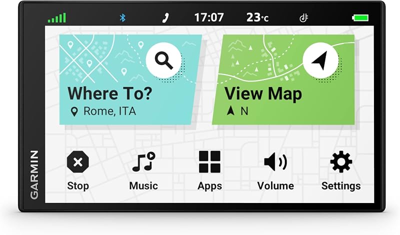 Garmin DriveSmart 76 7 Display GPS Sat Nav with Alexa Live Traffic UK Europe
