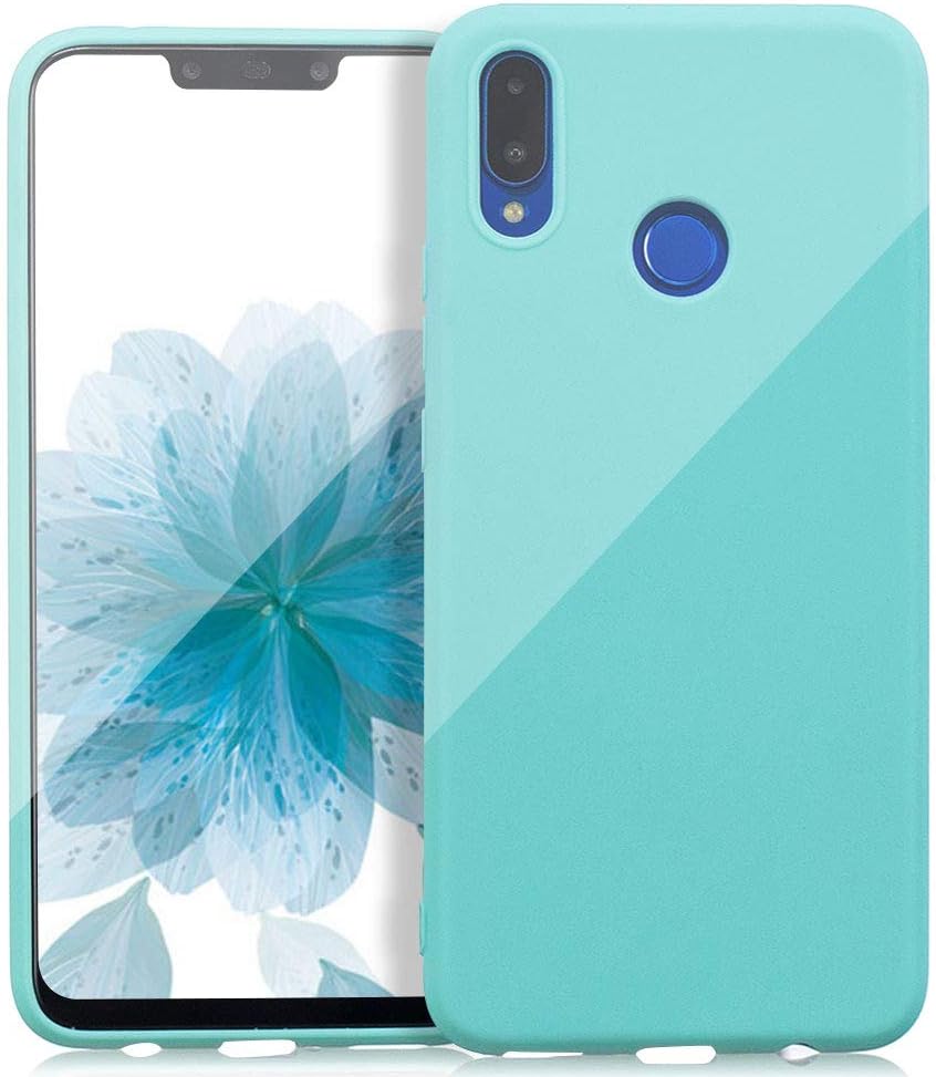 WIWJ Compatible with Huawei Nova 3i Case,[Candy Material]Soft Liquid Silicone Gel Rubber Case For Women Shockproof Protective Case Cover for Huawei Nova 3i-Light Blue