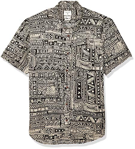Quiksilver Men's NINGALOO Reef Woven TOP, Brazilian Sand Yawning Fortress, XL