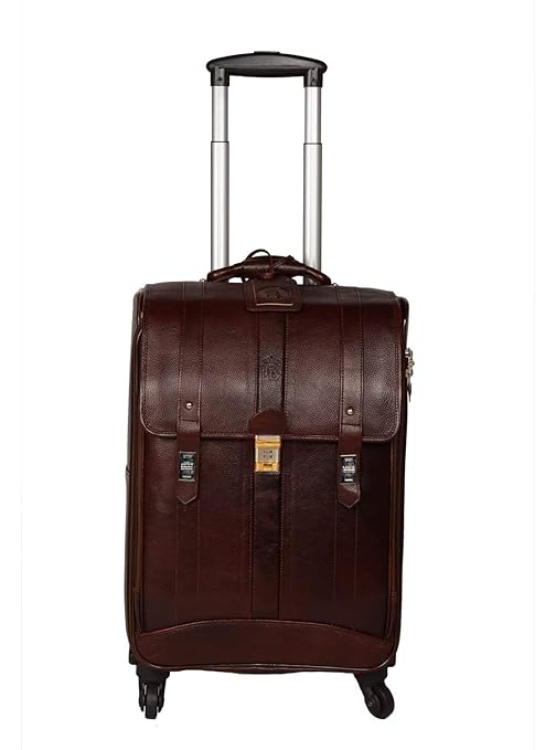 soft leather suitcase