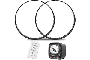 KomeStone K2 Elite Rock Tumbler Belt – Strong & Durable Nylon Replacement Belt with Free 1-Year Support, 2 Pcs