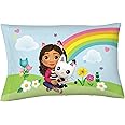 Franco Gabby's Dollhouse Kids Beauty Silky Satin Standard Reversible Pillowcase Cover 20x30 for Hair and Skin (Official Gabby's Dollhouse Product)