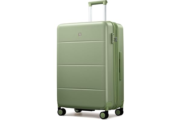 Hanke Expandable 26 Inch Luggage with Spinner Wheels, Hardside Large Suitcase, All-PC Hard Shell Travel Luggage, TSA Lock, Li