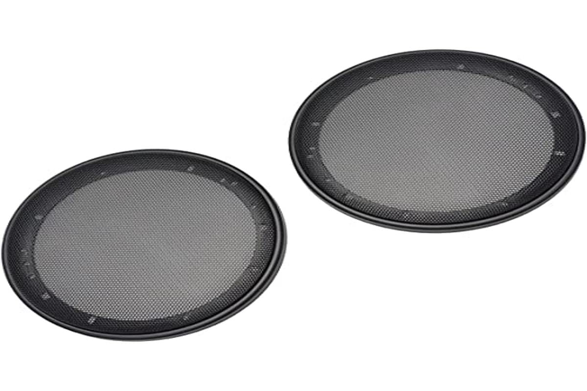 Sound way 2x professional 6.5" inch / 16,5 cm speaker protection grill steel cover mesh pair