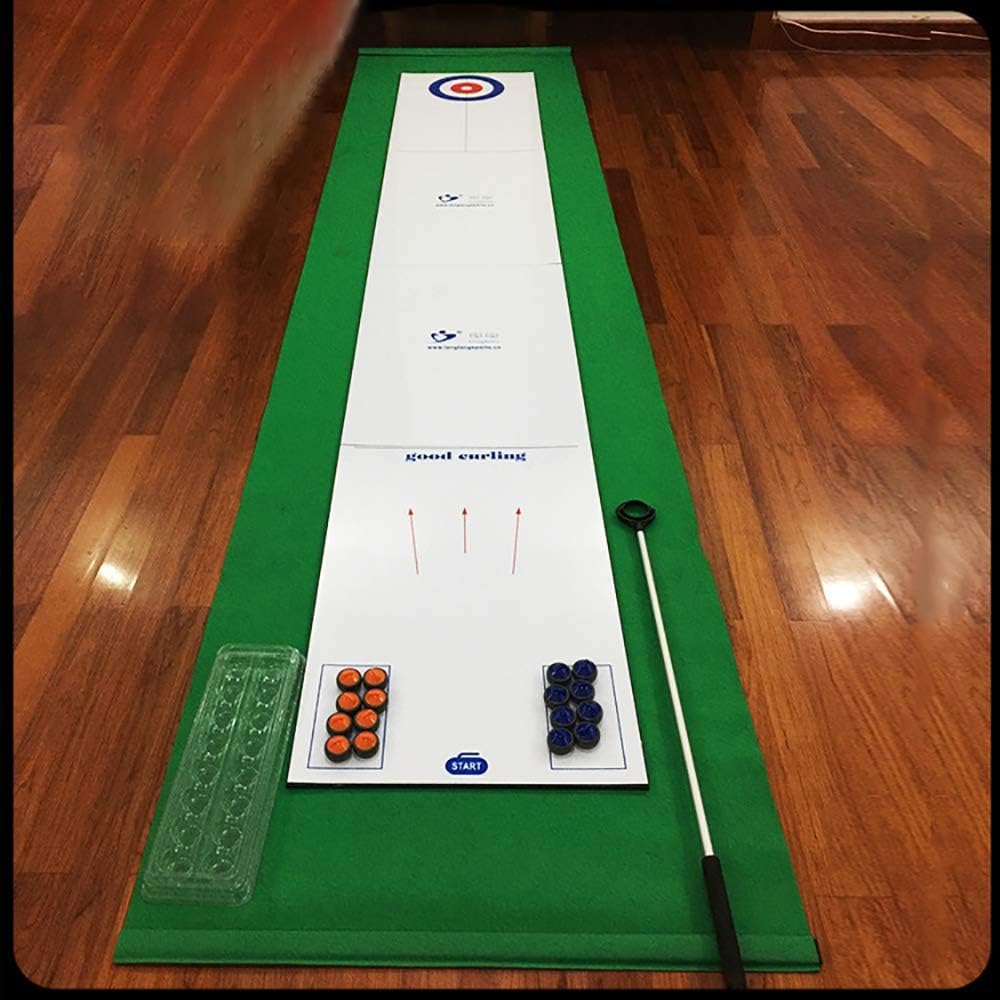 Instag Tabletop Curling Game Adults and Kids Compact Curling Board Game ...