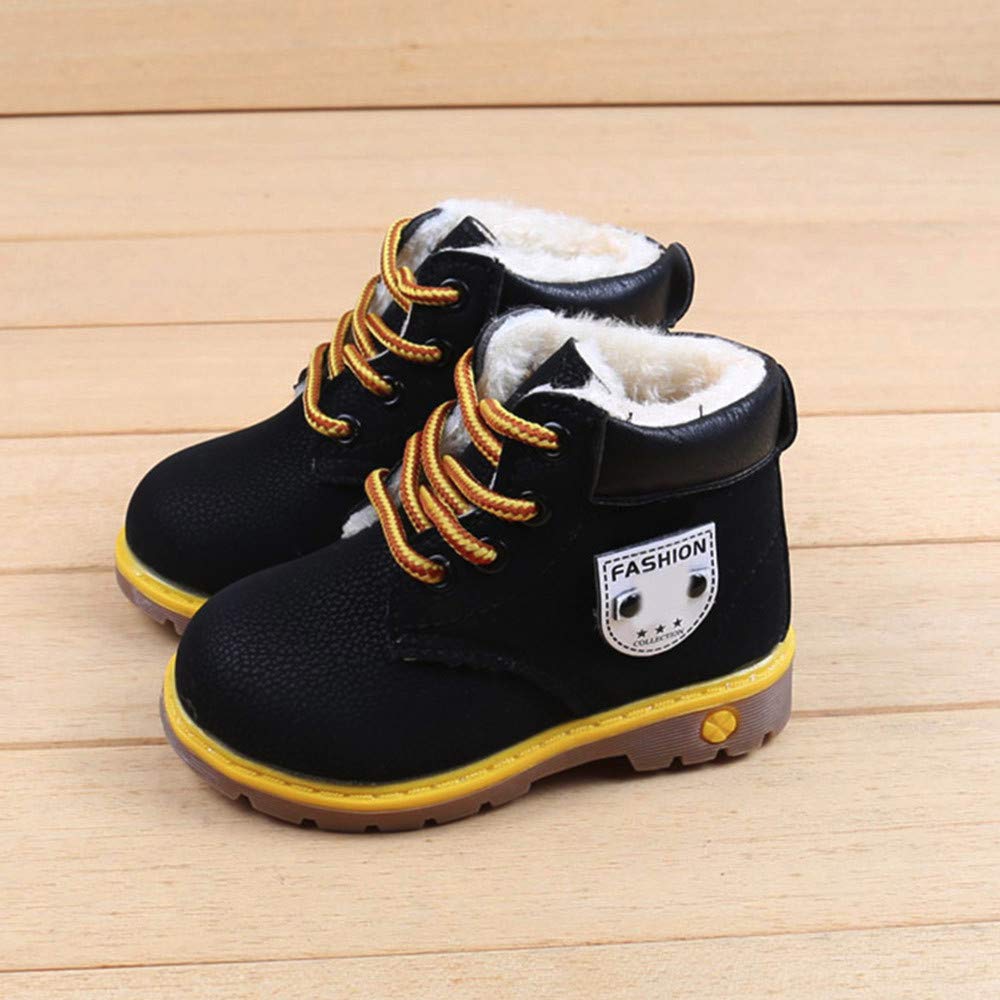 Stivali Bambina Bambino con Vello Scarpe Ragazze Stivali Inverno Caldo  Scarpone da Neve Antiscivolo Scarpe 21-30 Stivali urban-earth.co.uk