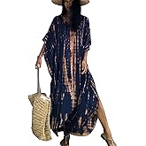 CHERRY CAT Women Beachwear Coverups Kaftan Casual Caftan Swimwear cover ups