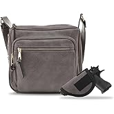 JESSIE & JAMES | Concealed Carry RFID Blocking Crossbody Purse for Women with Lock and Key