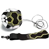 SUJAYU Soccer Training Equipment, Solo Trainer with Adjustable Belt, Fits Size 3-4-5 Balls, 14 Feet Stretch Cord, Portable Practice Rebounder