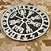 Glow Dark Vegvisir Viking Compass Norse Rune Morale Tactical Sew Iron on Patch