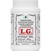 L.G. Compounded Asafoetida (Hing) Powder - 100g | Authentic Spice for Indian Cooking, Enhances Flavor & Aids Digestion | No A