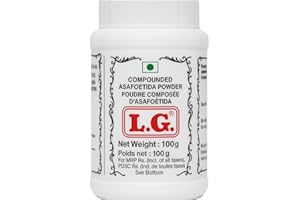 L.G. Compounded Asafoetida (Hing) Powder - 100g | Spice for Indian Cooking