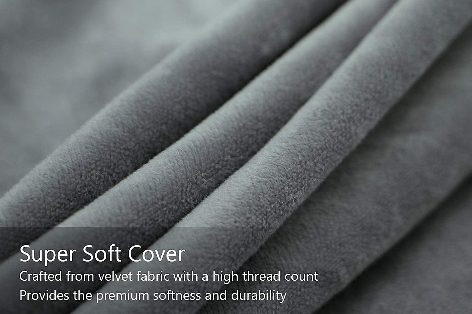 Marine Moon Pregnancy Pillow,Maternity Body Pillow U Shaped,Luxury Body Pillow for Pregnant Women Back Pain with Soft Velvet Cover,Jumbo Size 65" Long,Grey: Home & Kitchen