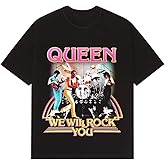 Queen Unisex-Adult Offical Merch We Will Rock You T-Shirt