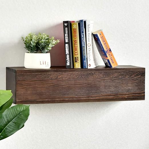 Image result for Walnut Floating Shelve