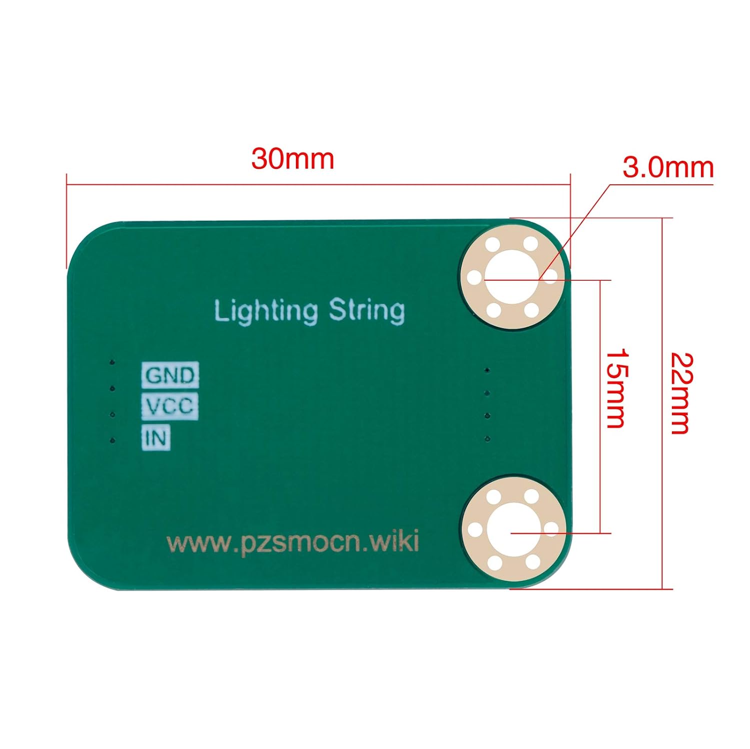 pzsmocn: LED Color Light Strip Module, 4 Meters, 40 LED Color Lamp Beads - Image 4