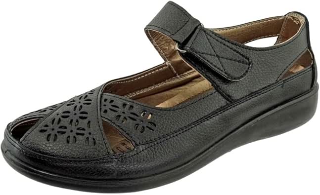 Amazon.com | Pierre Dumas Women's Libby-36 Mary Jane Flat Sandals | Shoes