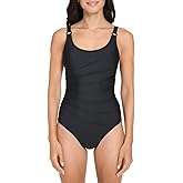 DKNY Women's Swimsuit One Piece (Black, S)