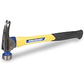 VAUGHAN California Framing Hammer, 21 Oz Milled Face, Assembled in the USA | American Forged High Carbon Steel Rip Claw, Magnetic Nail Slot, 16 Inch Fiberglass Handle, 21 Oz, VN11650