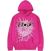 EMILYLE Unisex Hoodie Y2k Cobweb Spider Hoodie Graphic Sweatshirt Novelty Gift