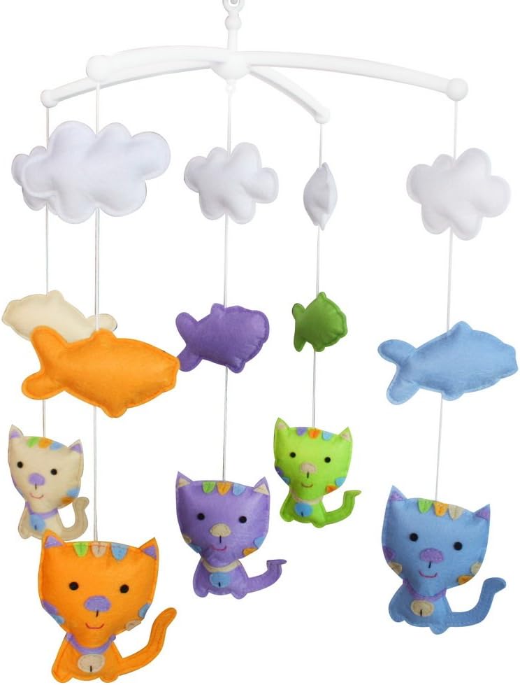 colourful cot mobile