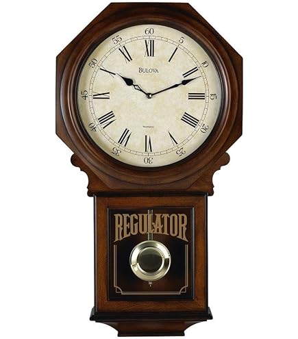 Amazon.com: Seiko Clock RQ325B Analog Wall Clock, Chime & Strike
