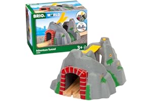 BRIO World - 33481 Adventure Tunnel - Interactive Toy Train Accessory for Kids | Enhances Motor Skills | Compatible with All 