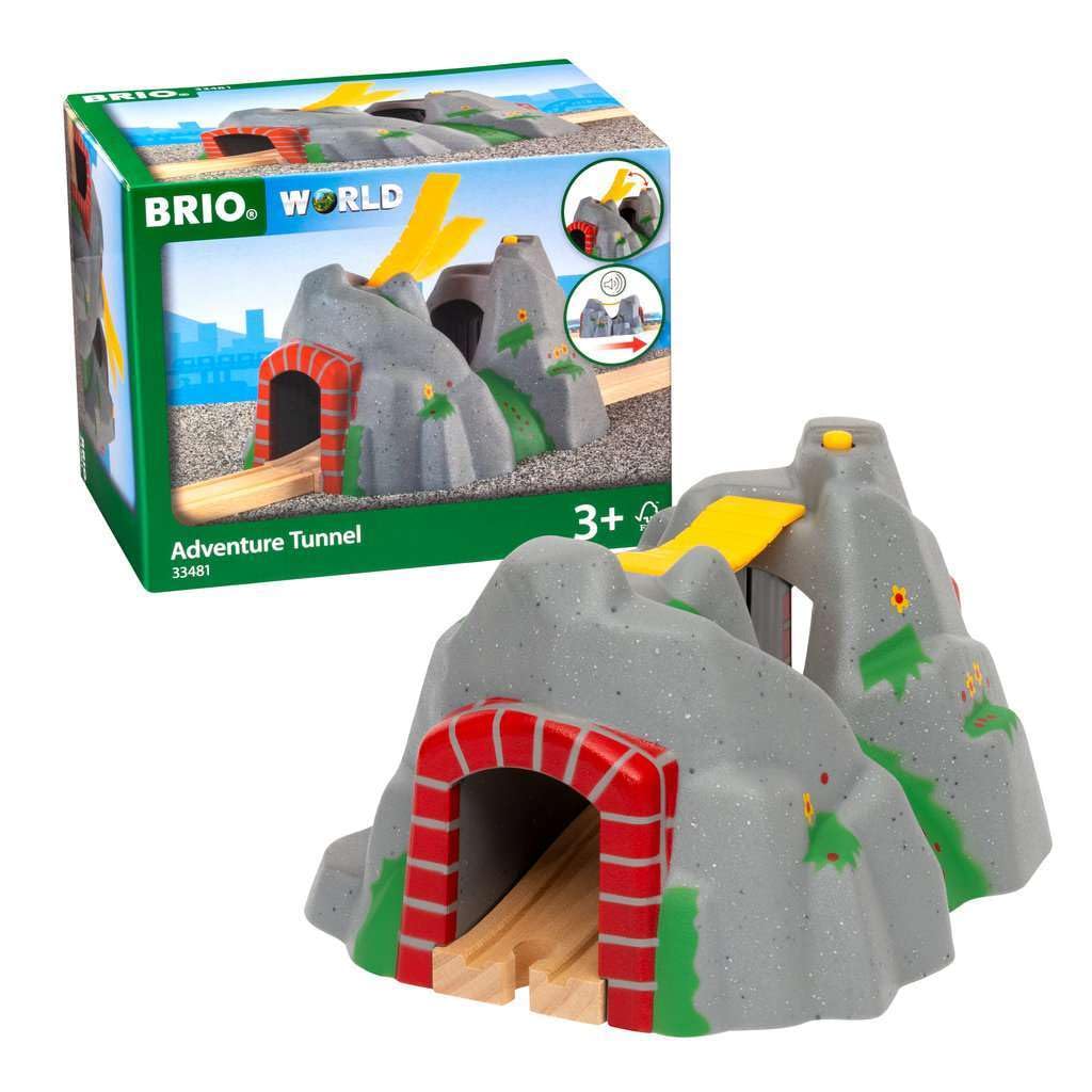 BRIO World Adventure Tunnel Train Set Accessories for Kids Age 3 Years Up - Compatible with all BRIO Railway Sets & Accessories