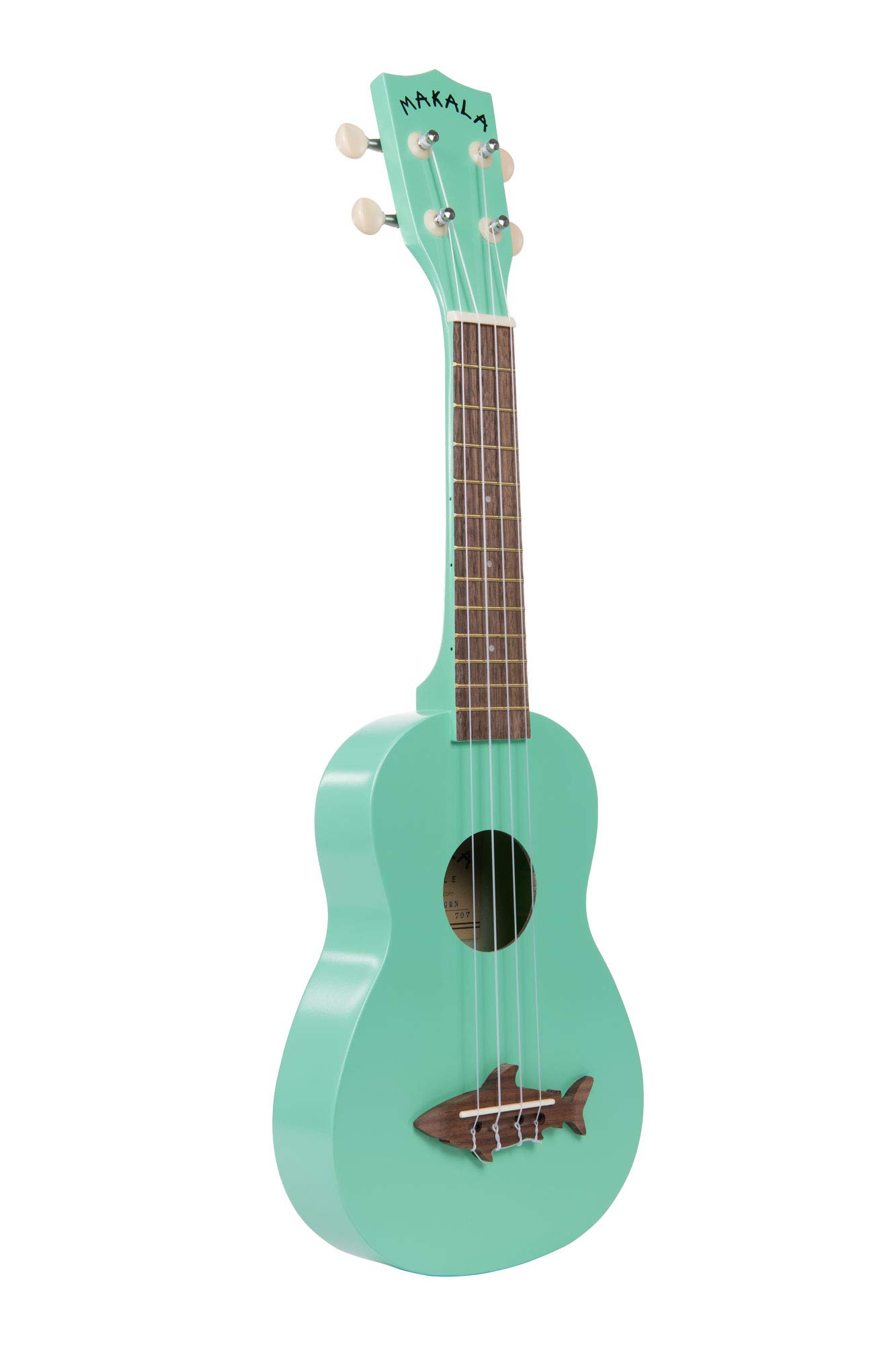 Makala Surf Green Shark Soprano Ukulele by Kala (MK-SS/GRN)
