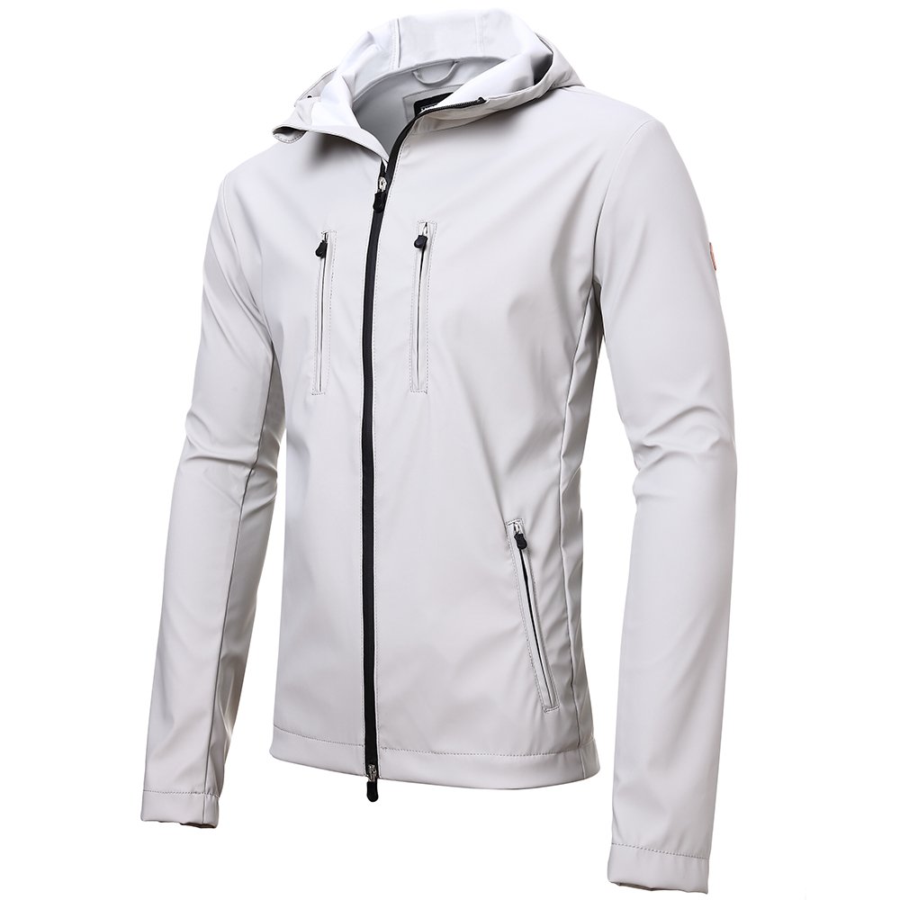 FLY HAWK Mens Lightweight Rain Jacket Soft Shell Waterproof Outdoor