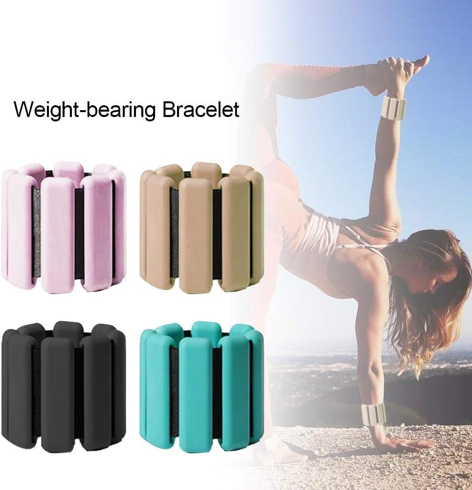 Goodtimera 2PCS Wrist Weights Set, Adjustable Durable Wrist Weight Bracelets，Wearable Weight Bracelet Intensify Fitness, Exercise, Walking, Jogging, Gymnastics, Aerobics, Yoga, Gym