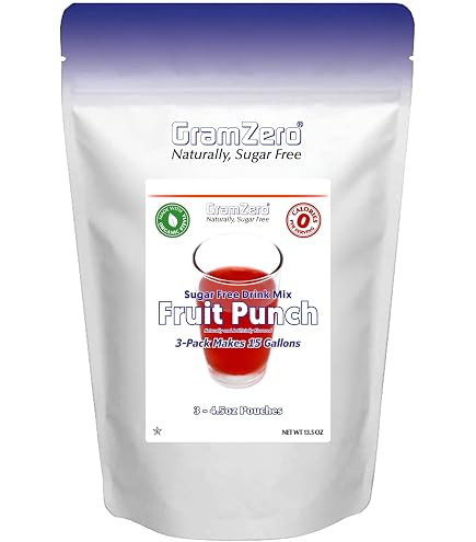 Amazon.com : GramZero Blue Raspberry Zero Calorie Sugar Free Drink