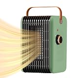 1500W Space Heater for Indoor Use PTC Portable Electric Heater 110V Fast Heating Room Small Heater Heating and Fan Modes for Desk Office Bedroom Bathroom
