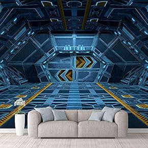 Wall Mural Impression of The Future Removable Self-Adhesive Large Wallpaper - 66x96 inches
