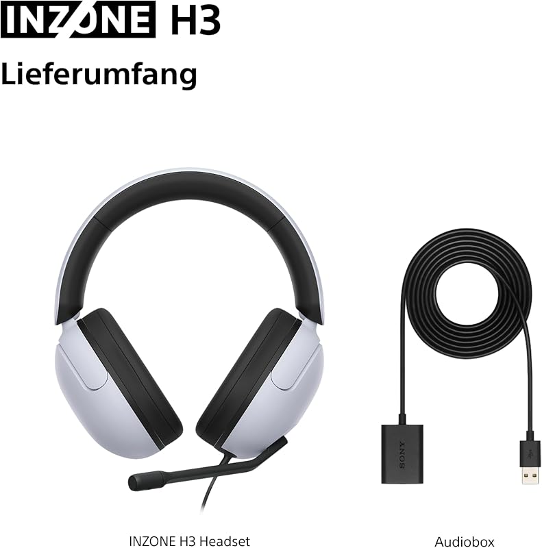 INZONE H3 Kabelgebundenes Gaming Headset