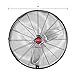 OEM TOOLS 24 Inch High-Velocity Indoor Oscillating Wall Mount, Old Model Commercial Fan, 6400 CFM, Black